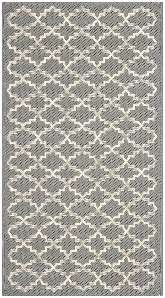 Safavieh Courtyard Cy6919 - 246 Anthracite / Beige Rugs - Safavieh - cy6919 - 246 - 4r