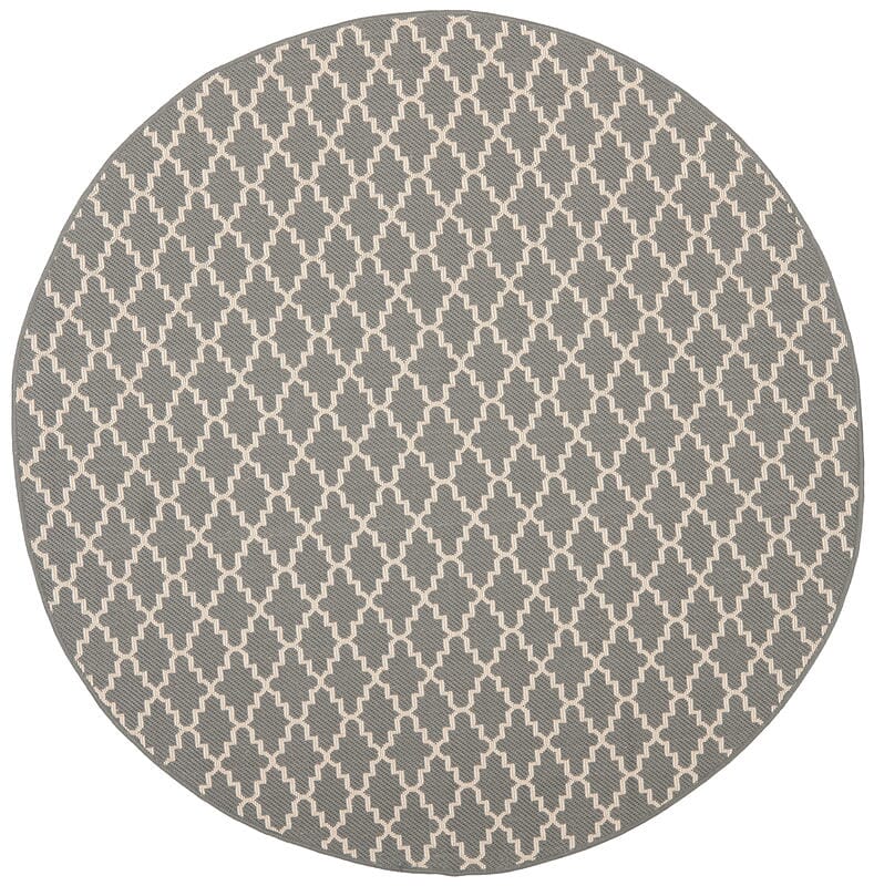 Safavieh Courtyard Cy6919 - 246 Anthracite / Beige Rugs - Safavieh - cy6919 - 246 - 4r