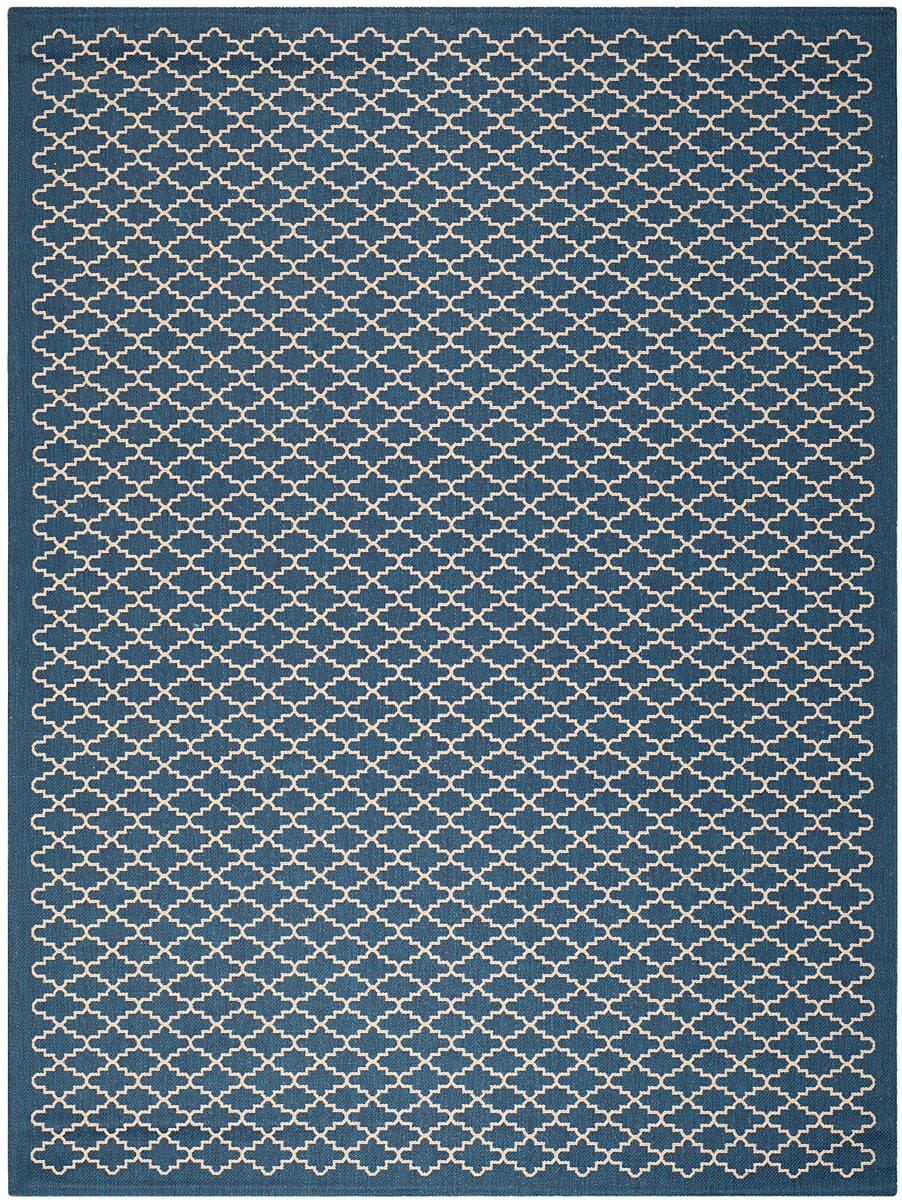 Safavieh Courtyard Cy6919 - 268 Navy / Beige Rugs - Safavieh - cy6919 - 268 - 4r