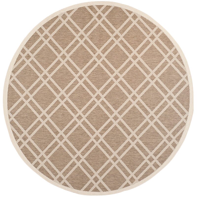 Safavieh Courtyard Cy6923 - 242 Brown / Bone Rugs - Safavieh - cy6923 - 242 - 8r