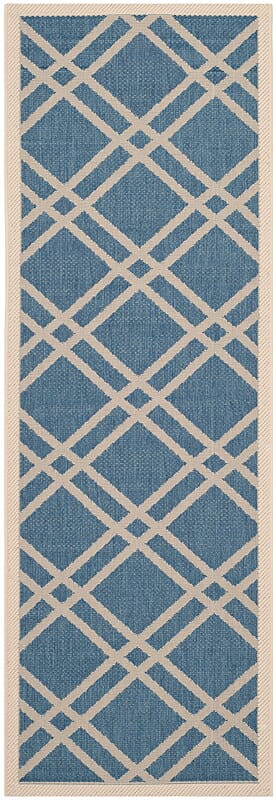 Safavieh Courtyard Cy6923 - 243 Blue / Beige Rugs - Safavieh - cy6923 - 243 - 27