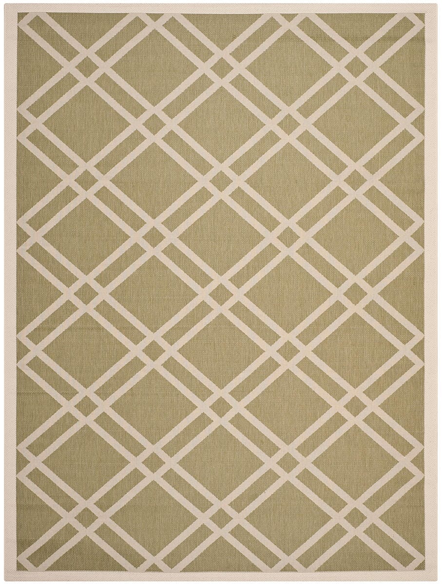 Safavieh Courtyard Cy6923 - 244 Green / Beige Rugs - Safavieh - cy6923 - 244 - 8r