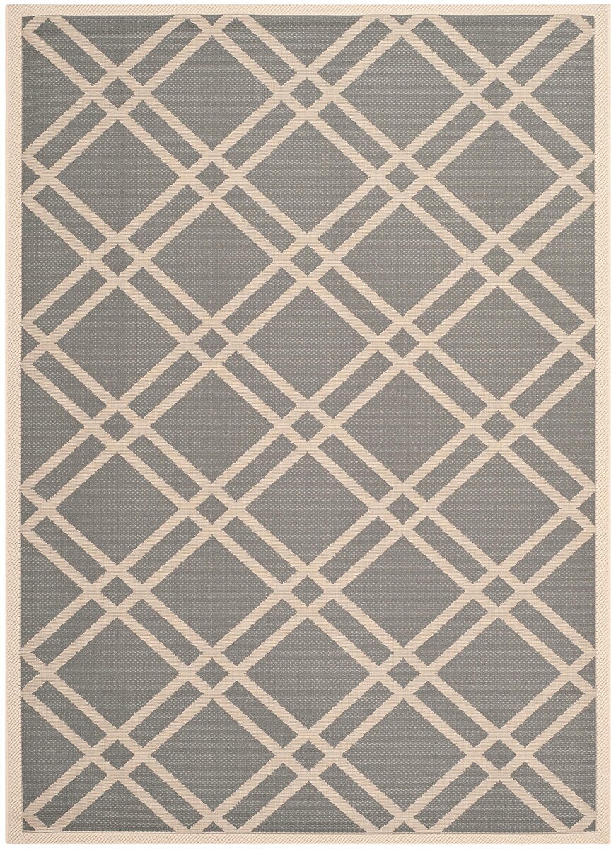 Safavieh Courtyard Cy6923 - 246 Anthracite / Beige Rugs - Safavieh - cy6923 - 246 - 2