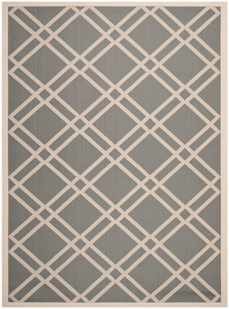 Safavieh Courtyard Cy6923 - 246 Anthracite / Beige Rugs - Safavieh - cy6923 - 246 - 8r