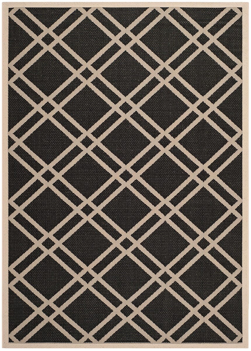 Safavieh Courtyard Cy6923 - 266 Black / Beige Rugs - Safavieh - cy6923 - 266 - 2