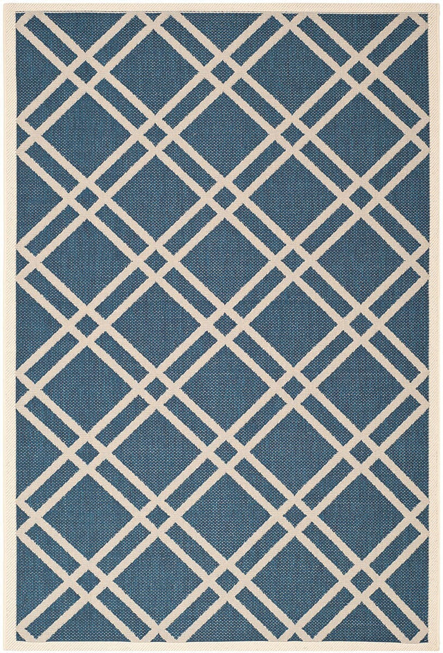 Safavieh Courtyard Cy6923 - 268 Navy / Beige Rugs - Safavieh - cy6923 - 268 - 2