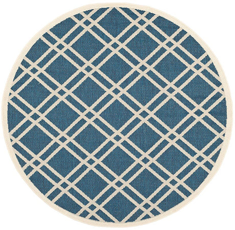 Safavieh Courtyard Cy6923 - 268 Navy / Beige Rugs - Safavieh - cy6923 - 268 - 4r