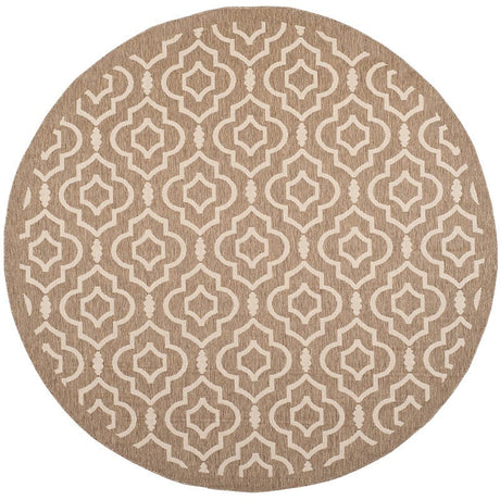 Safavieh Courtyard Cy6926 - 242 Brown / Bone Rugs - Safavieh - cy6926 - 242 - 8r