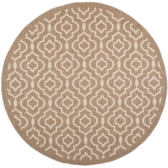Safavieh Courtyard Cy6926 - 242 Brown / Bone Rugs - Safavieh - cy6926 - 242 - 8r
