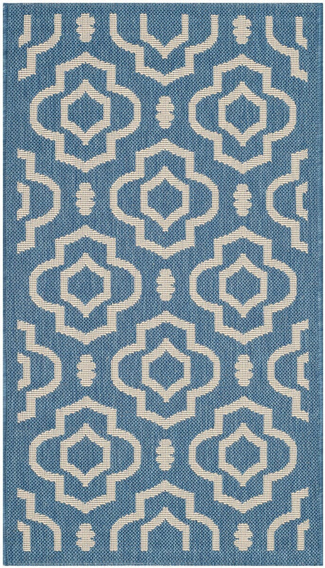 Safavieh Courtyard Cy6926 - 243 Blue / Beige Rugs - Safavieh - cy6926 - 243 - 8r