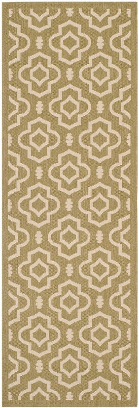 Safavieh Courtyard Cy6926 - 244 Green / Beige Rugs - Safavieh - cy6926 - 244 - 27