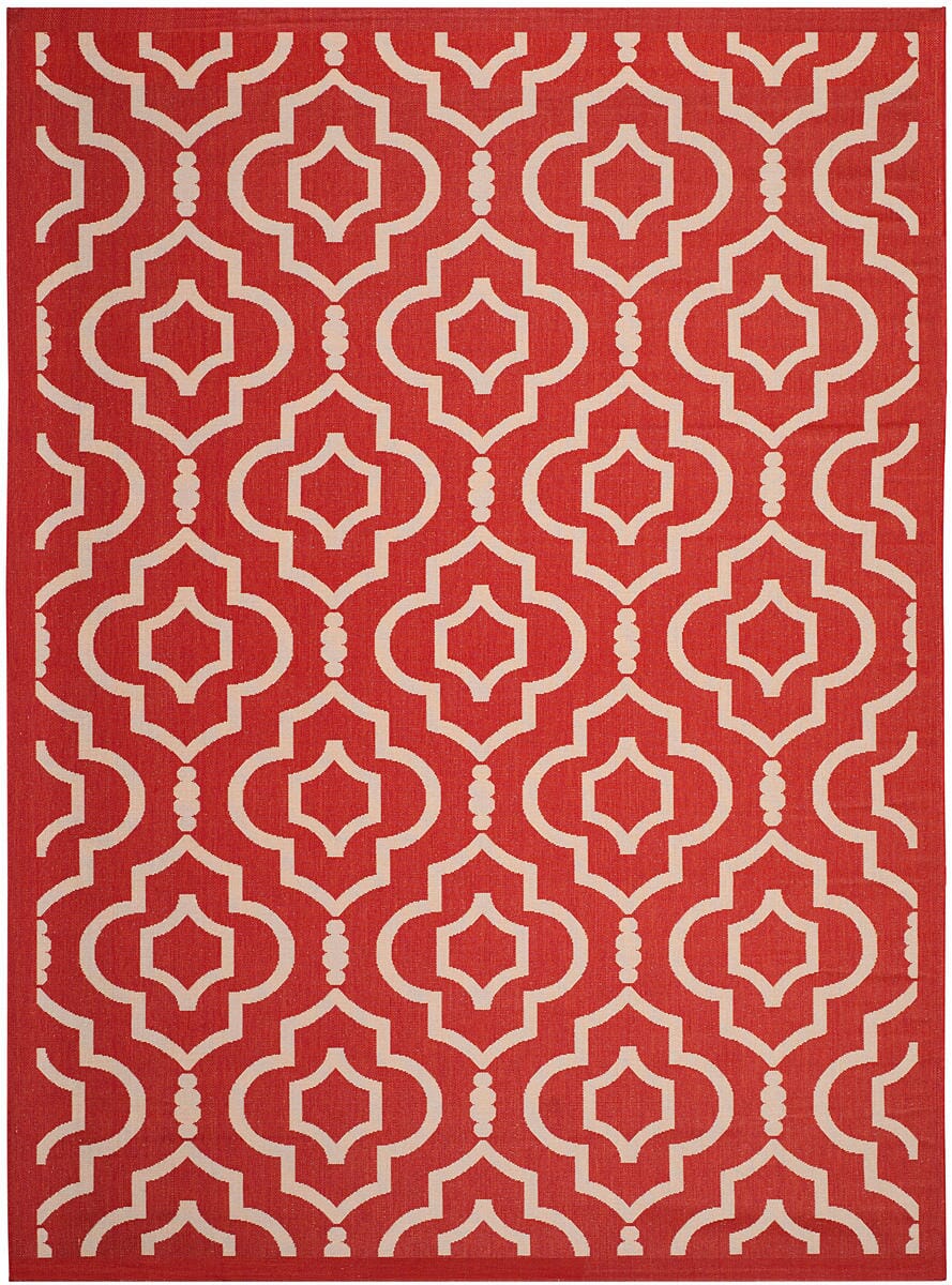 Safavieh Courtyard Cy6926 - 248 Red / Bone Rugs - Safavieh - cy6926 - 248 - 8r