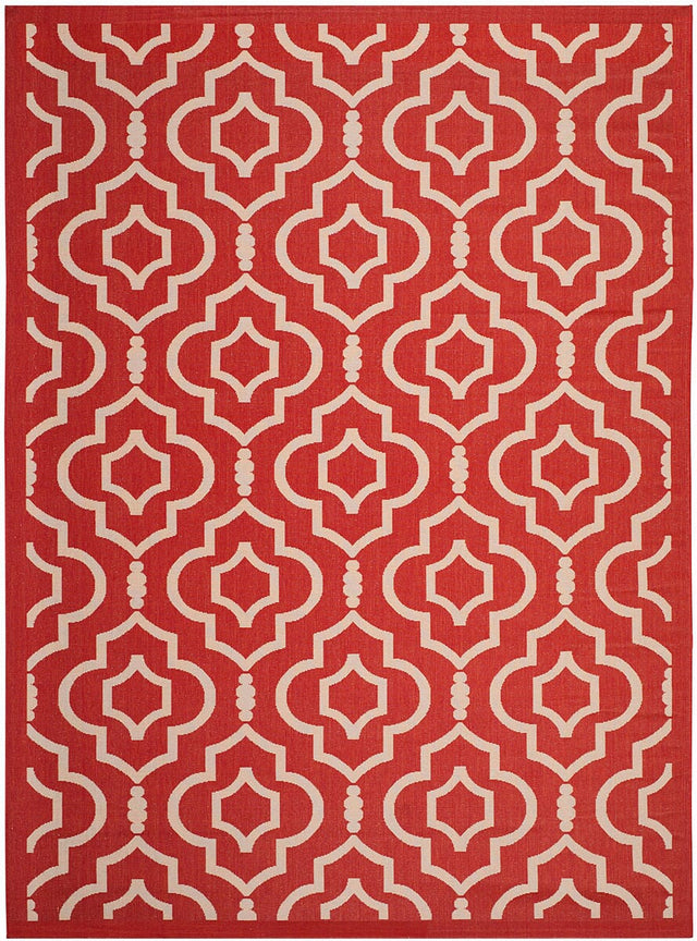 Safavieh Courtyard Cy6926 - 248 Red / Bone Rugs - Safavieh - cy6926 - 248 - 8r