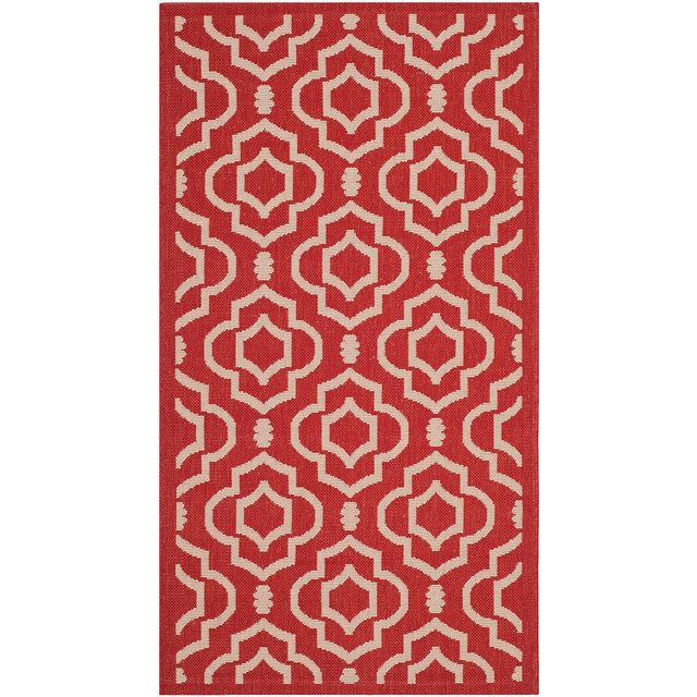 Safavieh Courtyard Cy6926 - 248 Red / Bone Rugs - Safavieh - cy6926 - 248 - 8r