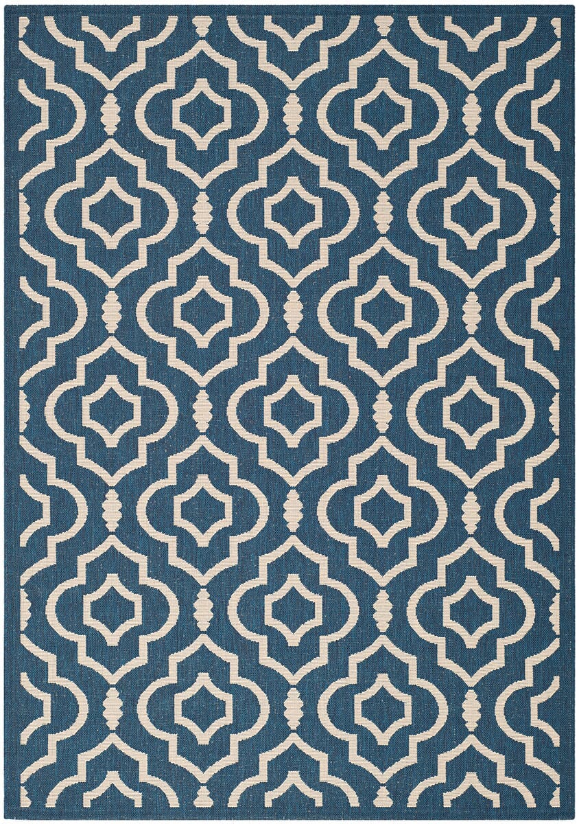 Safavieh Courtyard Cy6926 - 268 Navy / Beige Rugs - Safavieh - cy6926 - 268 - 2
