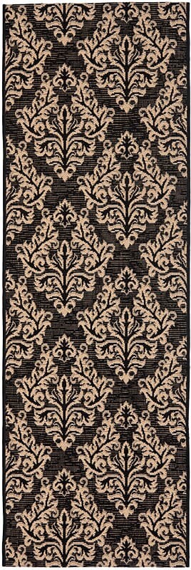 Safavieh Courtyard Cy6930 - 26 Black / Creme Rugs - Safavieh - cy6930 - 26 - 27