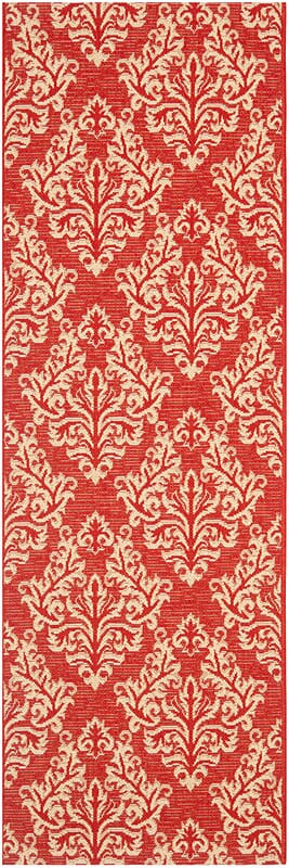 Safavieh Courtyard Cy6930 - 28 Red / Creme Rugs - Safavieh - cy6930 - 28 - 27