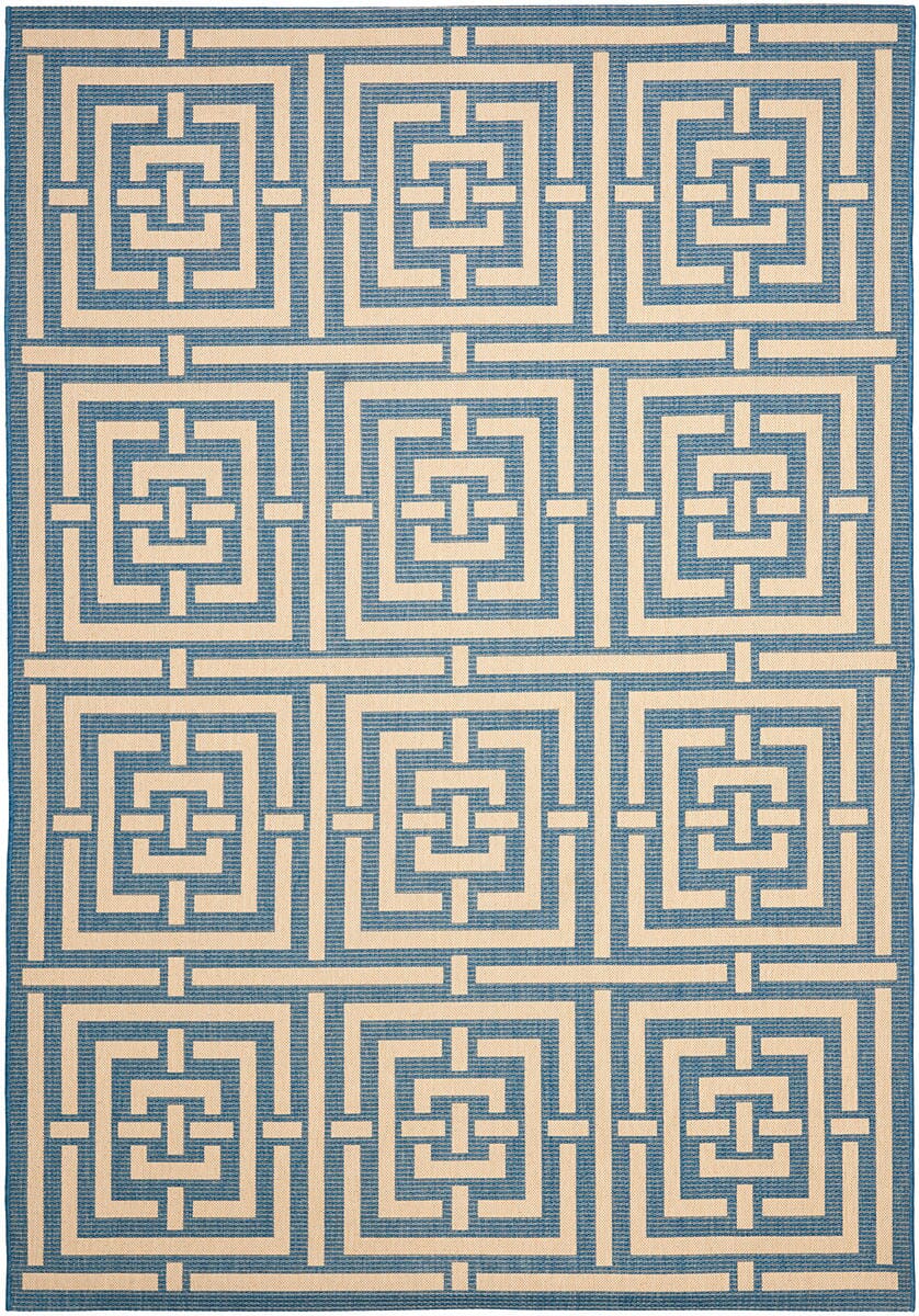 Safavieh Courtyard Cy6937 - 23 Blue / Bone Rugs - Safavieh - cy6937 - 23 - 2