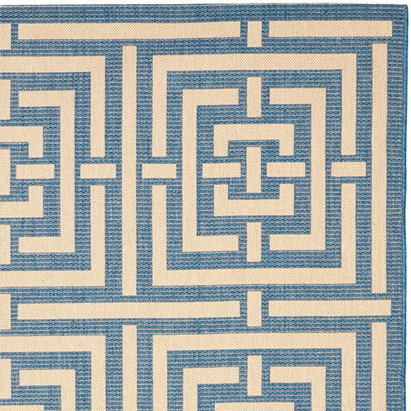 Safavieh Courtyard Cy6937 - 23 Blue / Bone Rugs - Safavieh - cy6937 - 23 - 2