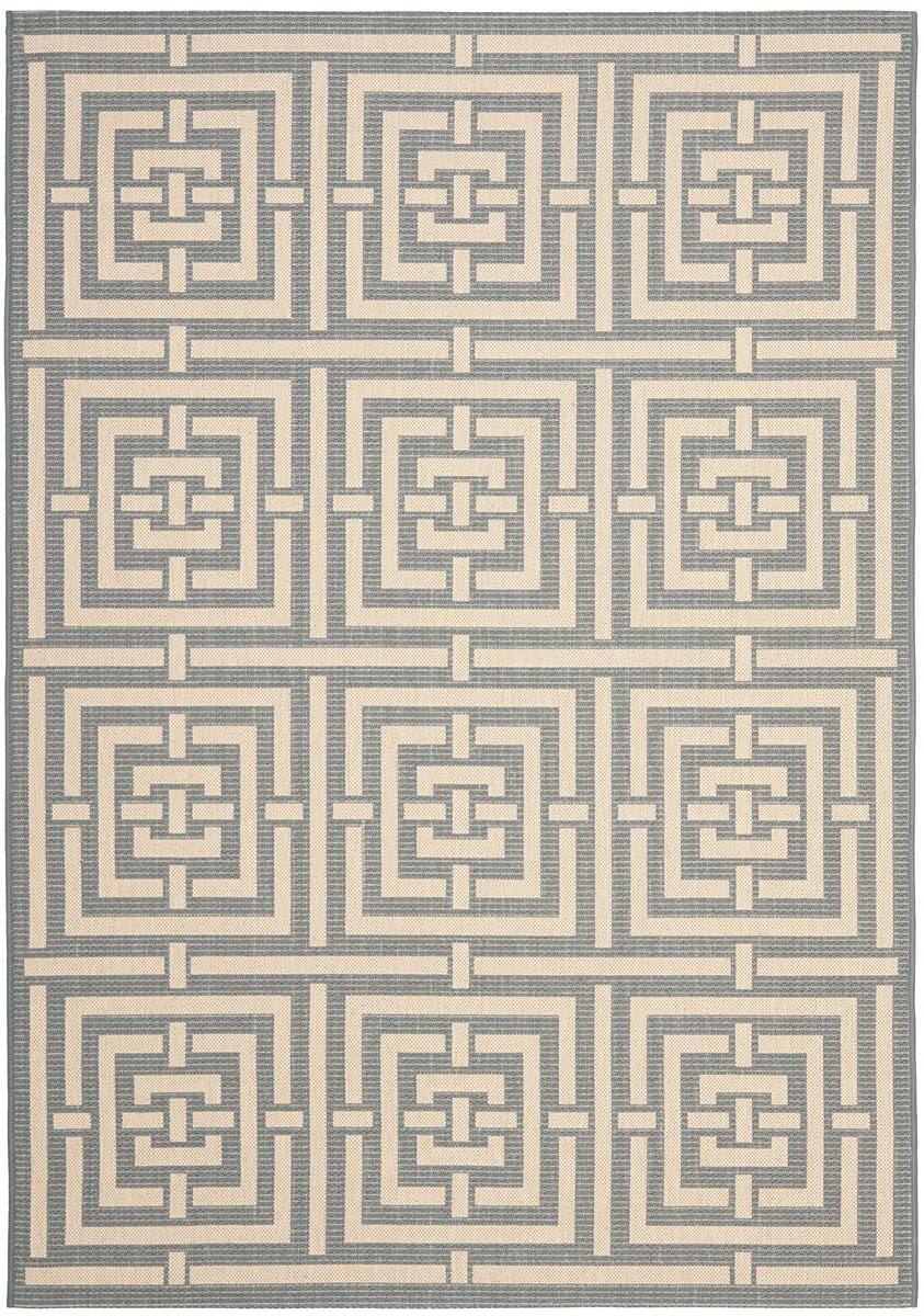 Safavieh Courtyard Cy6937 - 65 Grey / Cream Rugs - Safavieh - cy6937 - 65 - 2