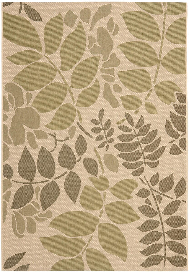 Safavieh Courtyard Cy7015 - 14A7 Cream / Green Rugs - Safavieh - cy7015 - 14a7 - 4