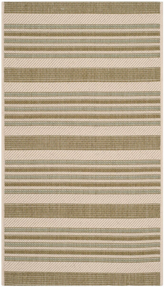 Safavieh Courtyard Cy7062 - 234A18 Beige / Green Rugs - Safavieh - cy7062 - 234a18 - 5r