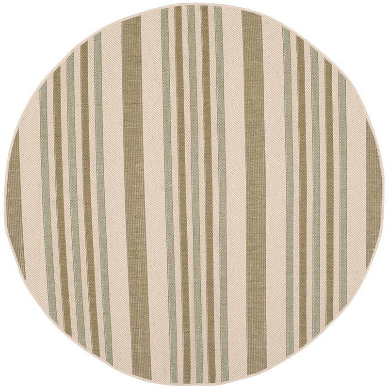 Safavieh Courtyard Cy7062 - 234A18 Beige / Green Rugs - Safavieh - cy7062 - 234a18 - 5r