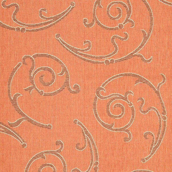 Safavieh Courtyard Cy7108 - 21A7 Terracotta / Cream Rugs - Safavieh - cy7108 - 21a7 - 3