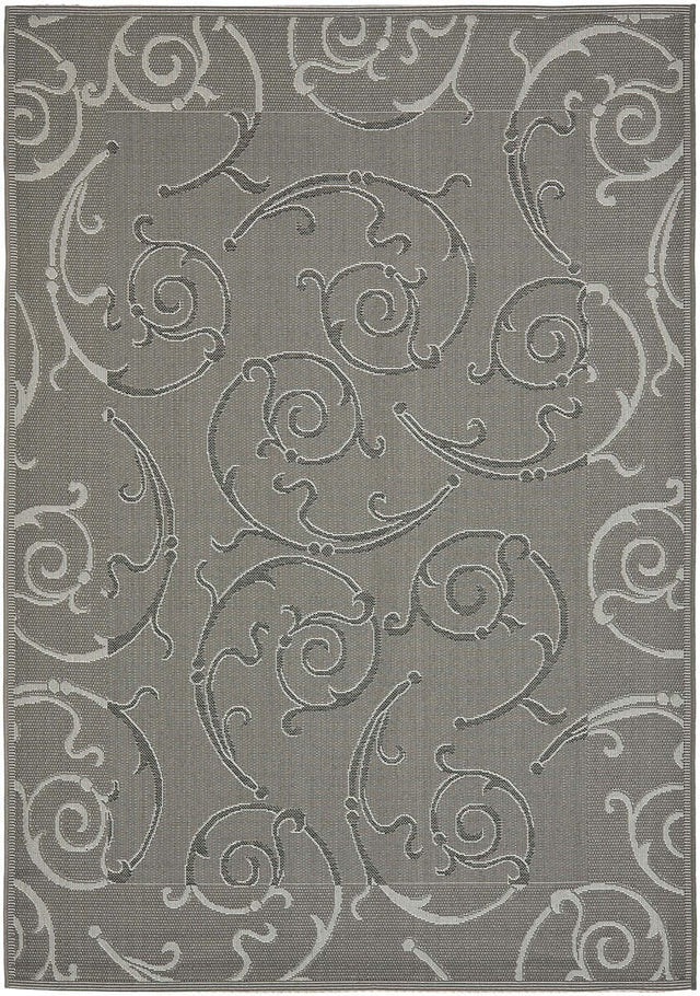 Safavieh Courtyard Cy7108 - 87A5 Anthracite / Light Grey Rugs - Safavieh - cy7108 - 87a5 - 3