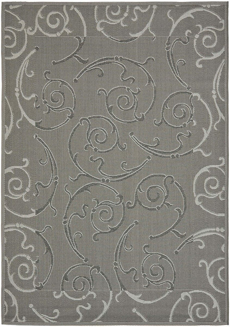 Safavieh Courtyard Cy7108 - 87A5 Anthracite / Light Grey Rugs - Safavieh - cy7108 - 87a5 - 3