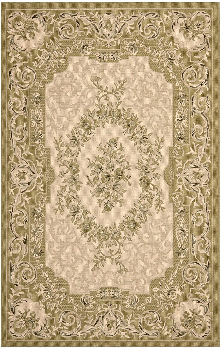 Safavieh Courtyard Cy7208 - 14A5 Cream / Green Rugs - Safavieh - cy7208 - 14a5 - 2