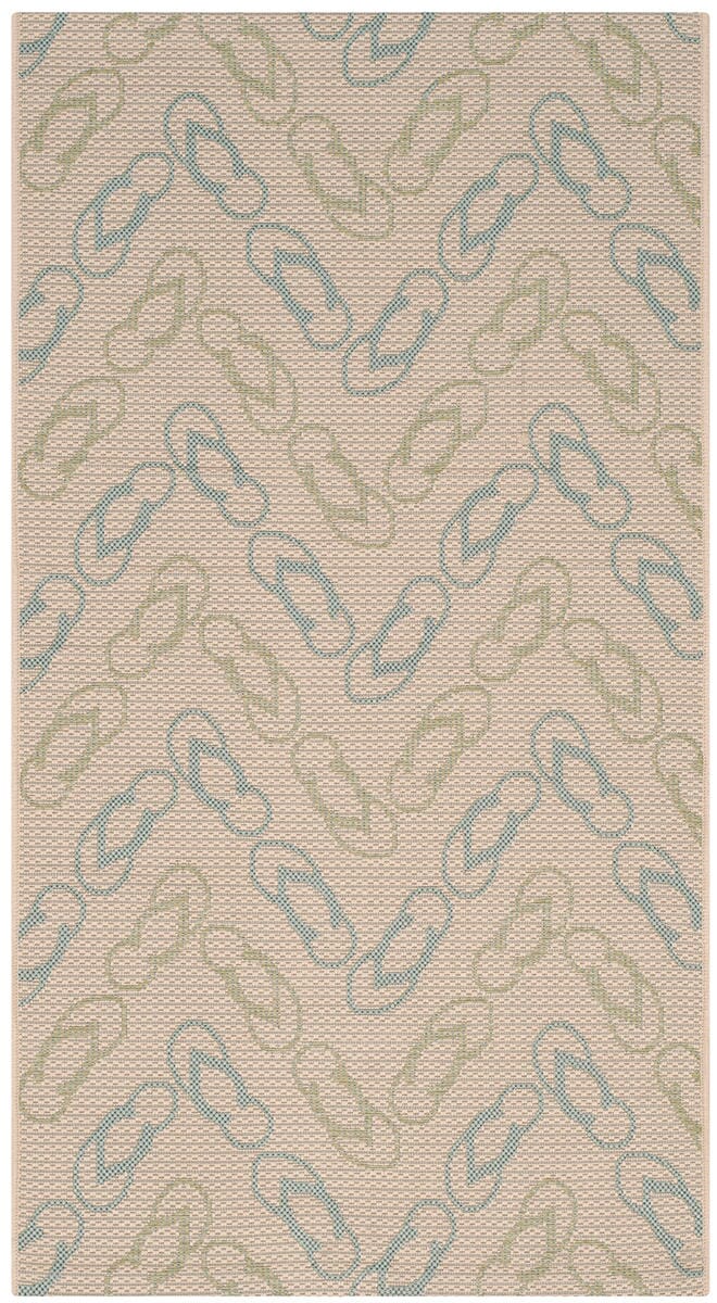 Safavieh Courtyard Cy7420 - 213A24 Beige / Aqua Rugs - Safavieh - cy7420 - 213a24 - 27