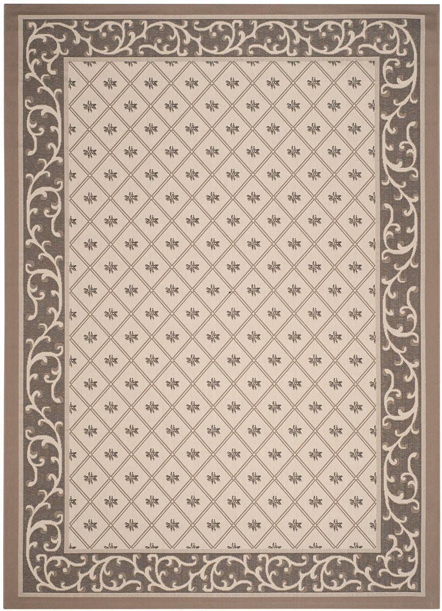 Safavieh Courtyard Cy7427 - 079A5 Beige / Dark Beig Rugs - Safavieh - cy7427 - 079a5 - 27