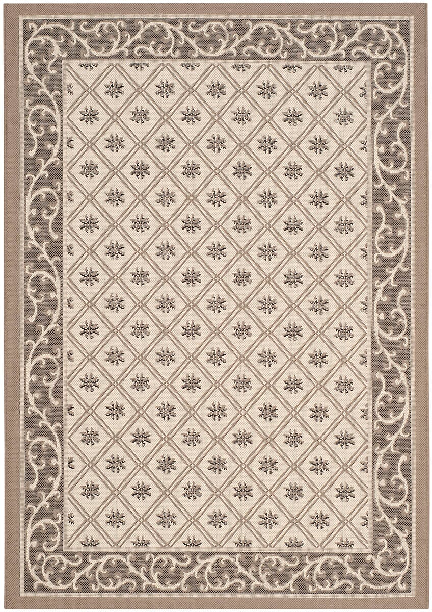 Safavieh Courtyard Cy7427 - 079A5 Beige / Dark Beig Rugs - Safavieh - cy7427 - 079a5 - 27