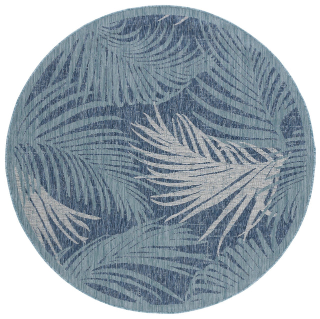 Safavieh Courtyard Cy7557 - 39421 Aqua/Navy Rug - Safavieh - cy7557 - 39421 - 7r