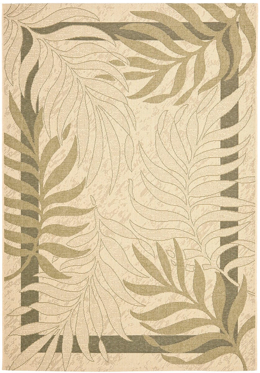Safavieh Courtyard Cy7836 - 14A5 Cream / Green Rugs - Safavieh - cy7836 - 14a5 - 2