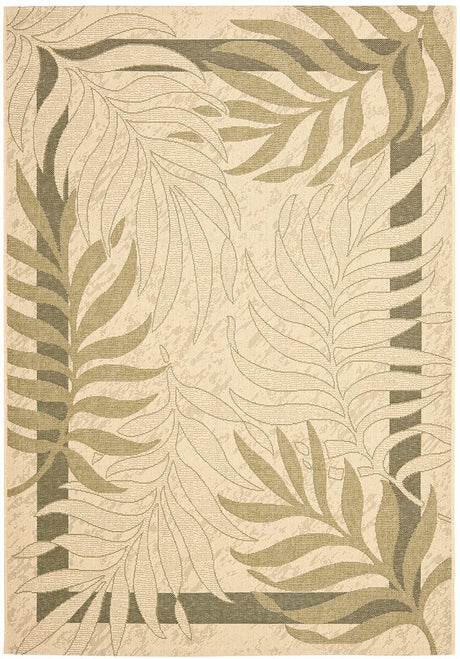 Safavieh Courtyard Cy7836 - 14A5 Cream / Green Rugs - Safavieh - cy7836 - 14a5 - 28