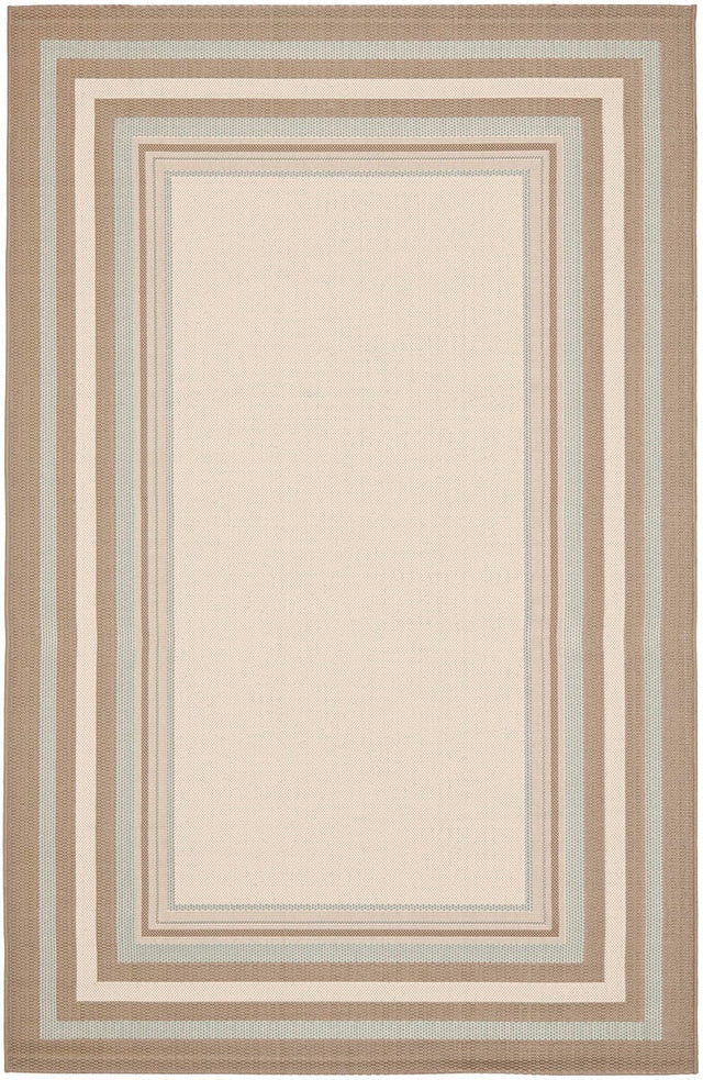 Safavieh Courtyard Cy7896 - 79A18 Beige / Blue Rugs - Safavieh - cy7896 - 79a18 - 4