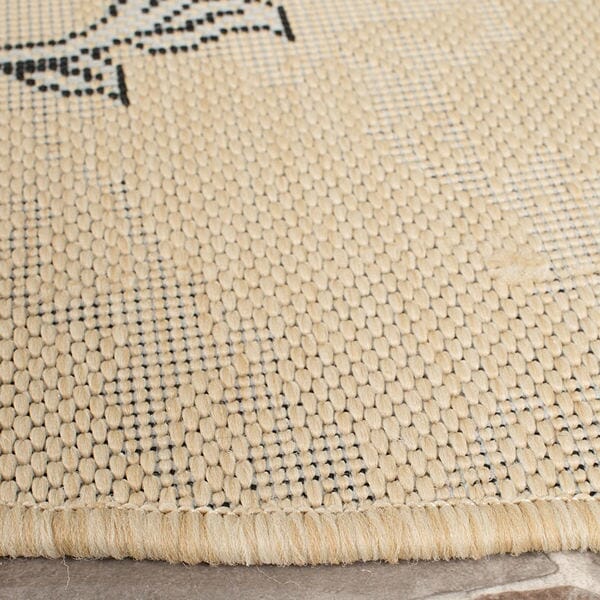 Safavieh Courtyard Cy7926 - 16A22 Creme / Black Rugs - Safavieh - cy7926 - 16a22 - 2