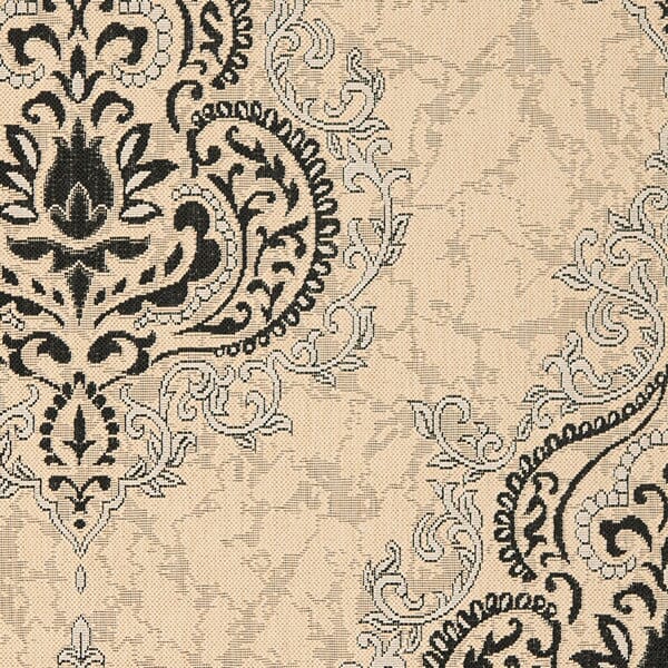 Safavieh Courtyard Cy7926 - 16A22 Creme / Black Rugs - Safavieh - cy7926 - 16a22 - 2