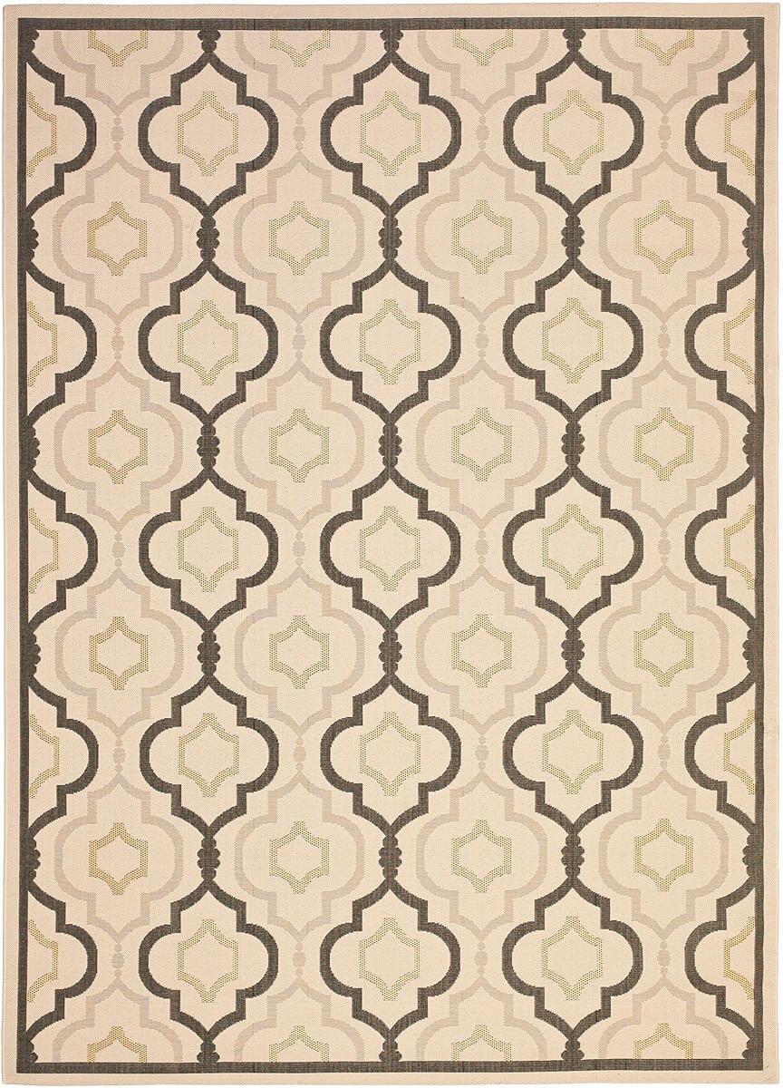 Safavieh Courtyard Cy7938 - 256A21 Beige / Black Rugs - Safavieh - cy7938 - 256a21 - 2