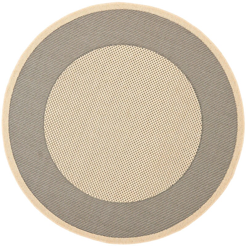 Safavieh Courtyard Cy7987 - 65A5 Grey / Cream Rugs - Safavieh - cy7987 - 65a5 - 5r