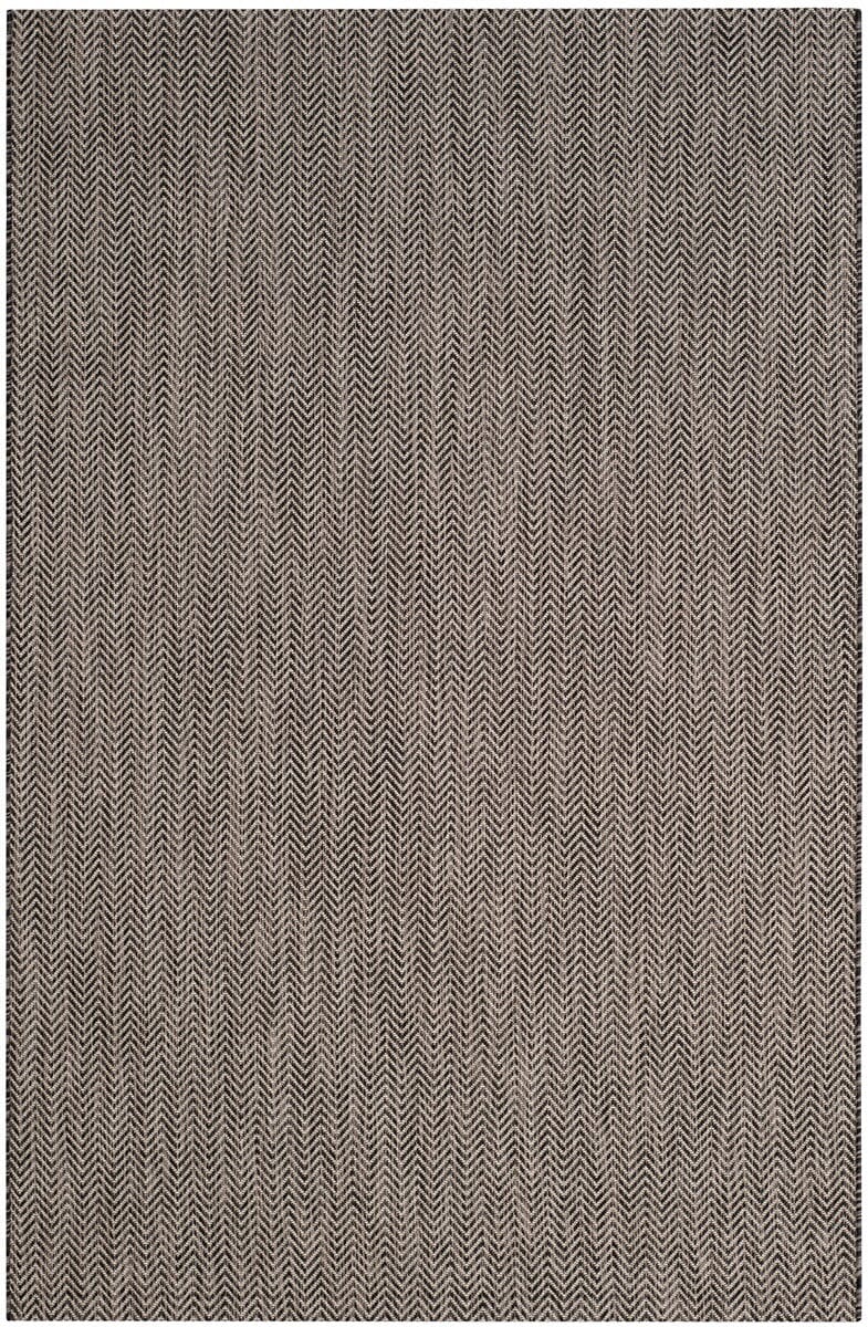 Safavieh Courtyard Cy8022 - 36621 Black / Beige Rugs - Safavieh - cy8022 - 36621 - 7sq