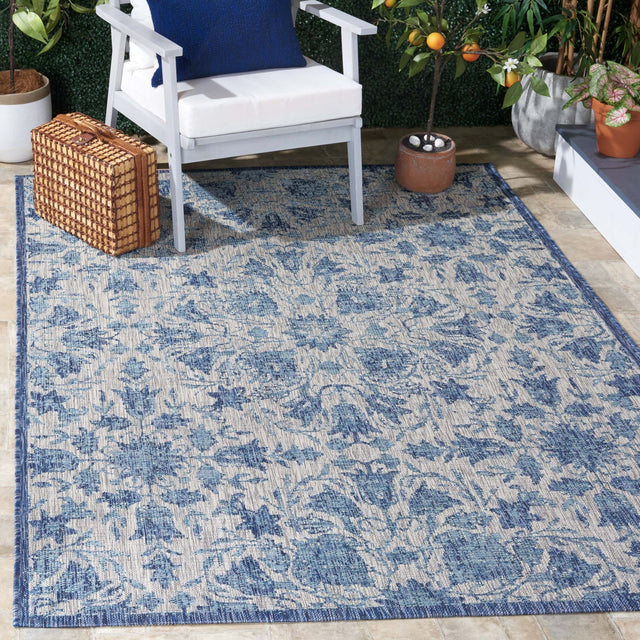 Safavieh Courtyard Cy8036 - 36812 Grey/Navy Rug - Safavieh - cy8036 - 36812 - 5