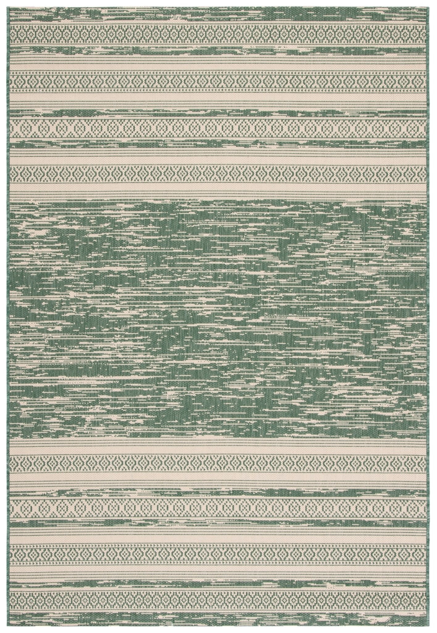 Safavieh Courtyard Cy8061 - 32221 Dark Green/Beige Rugs - Safavieh - cy8061 - 32221 - 2