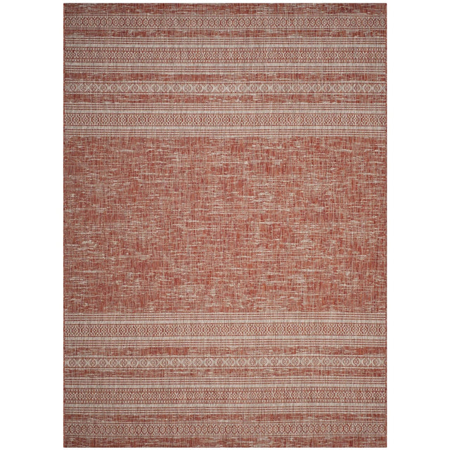 Safavieh Courtyard Cy8061 - 36521 Rust/Light Grey Rugs - Safavieh - cy8061 - 36521 - 5