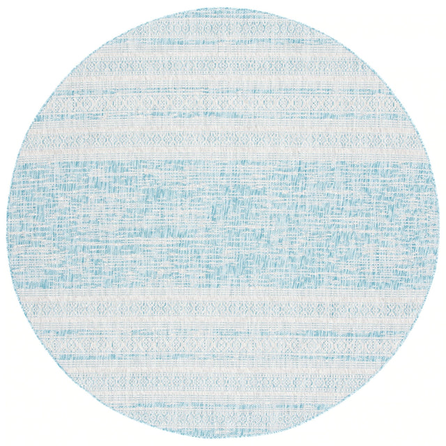 Safavieh Courtyard Cy8061 - 37121 Aqua/Grey Rugs - Safavieh - cy8061 - 37121 - 5