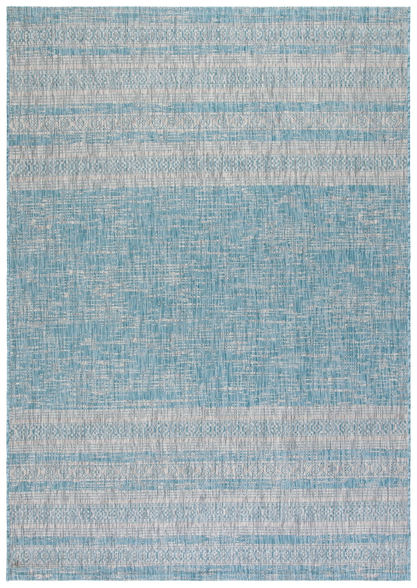 Safavieh Courtyard Cy8061 Aqua/Grey Rug - Safavieh - cy8061 - 37121 - 2
