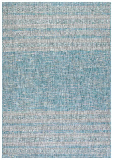 Safavieh Courtyard Cy8061 Aqua/Grey Rug - Safavieh - cy8061 - 37121 - 2