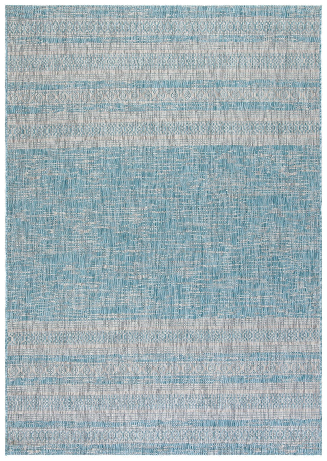 Safavieh Courtyard Cy8061 Aqua/Grey Rug - Safavieh - cy8061 - 37121 - 2
